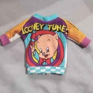 Vintage Looney Tunes Porky Pig Barbie Shirt *BINK